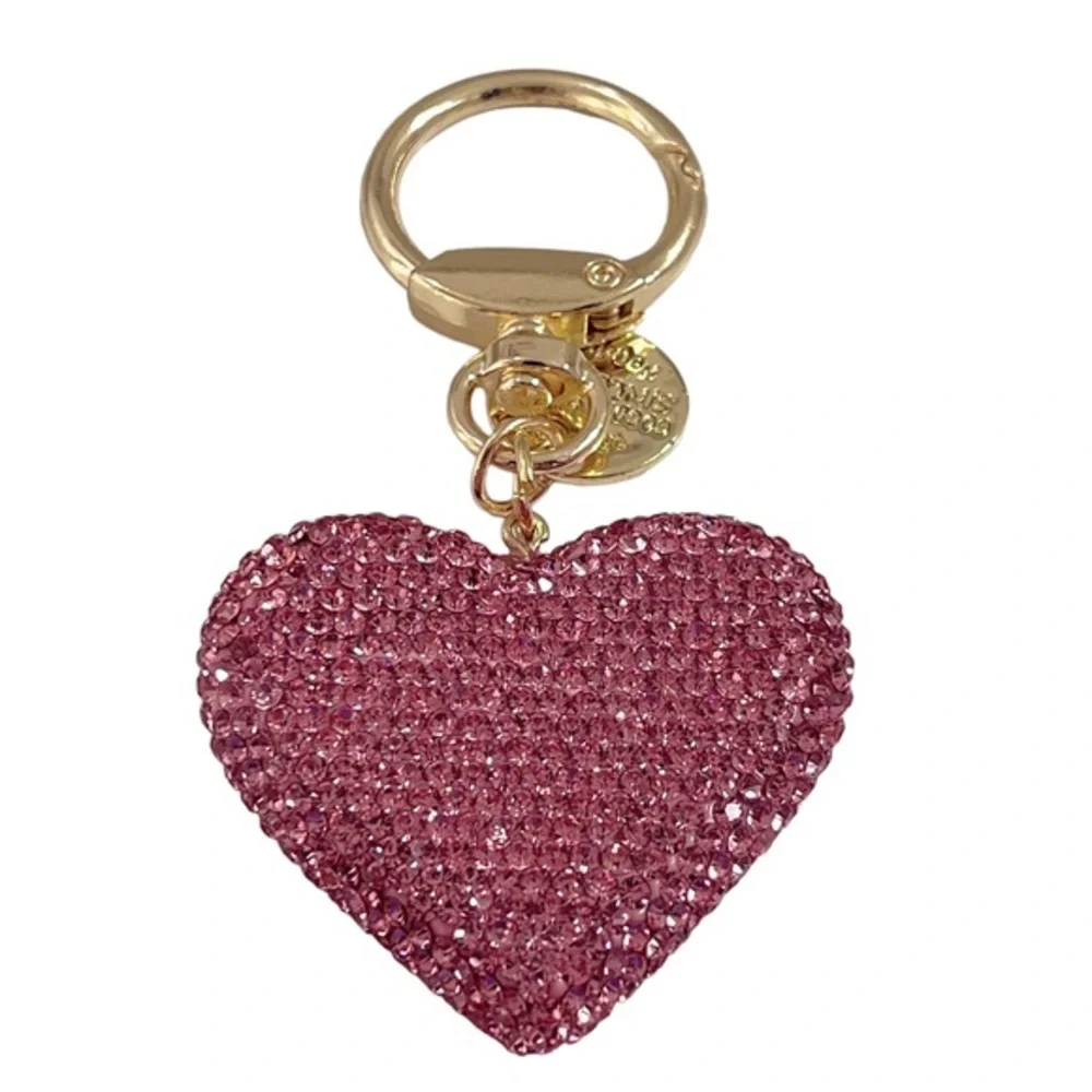 Pink bling‎ bling rhinestones key chain